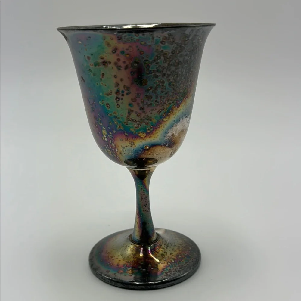Vintage Sheridan EPS Chalice Goblet Stem Footed 5.4inch Tall